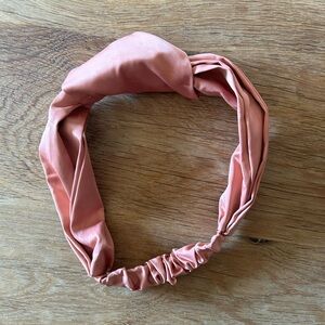 Lululemon Satin Knotted Headband (pink) NWOT